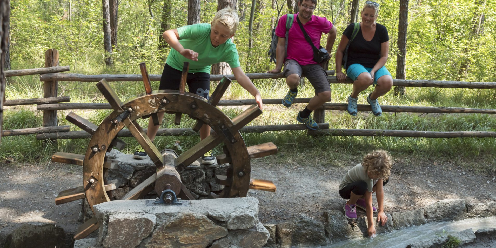 Nature discovery trail in Prad